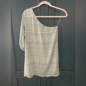 One shoulder mini dress